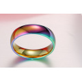 Cheap wholesale gay colored engagement wedding stainless steel rings for men